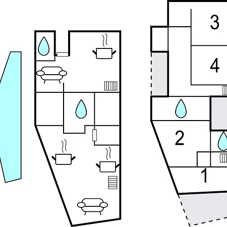 Ferienhaus Four-bedroom In *